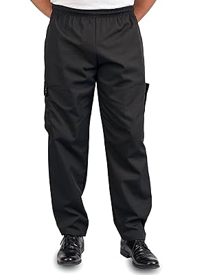 Mila Chef Trousers - Black Cargo Mila Kitchen Ghana (www.milakitchen.com)