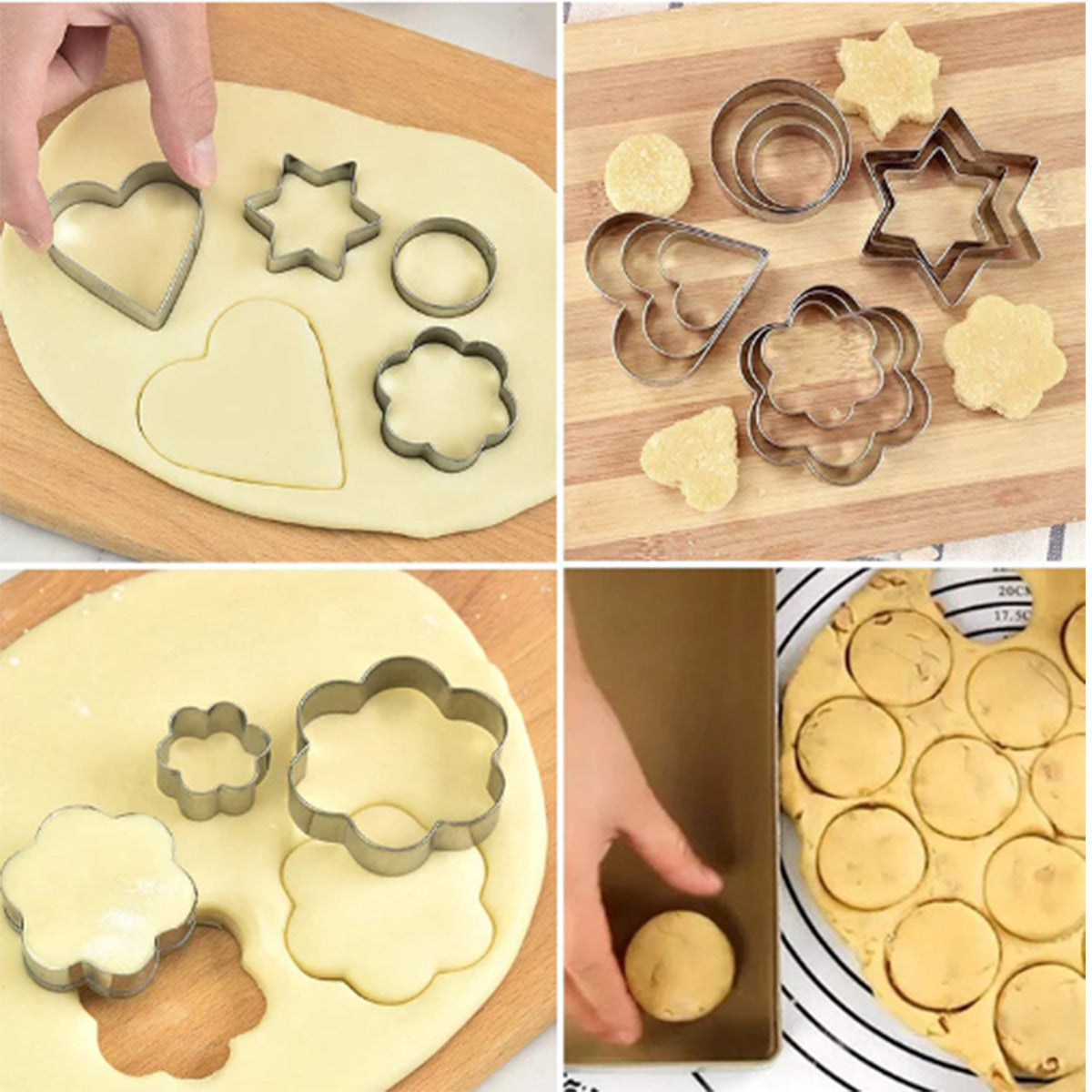 Aspic Cutter Set - 12pcs Mila Kitchen Ghana (www.milakitchen.com)