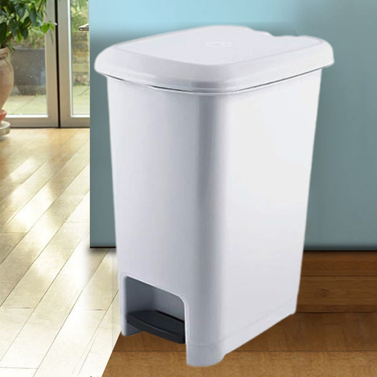Dust Bin 40 Liters - White Mila Kitchen Ghana (www.milakitchen.com)