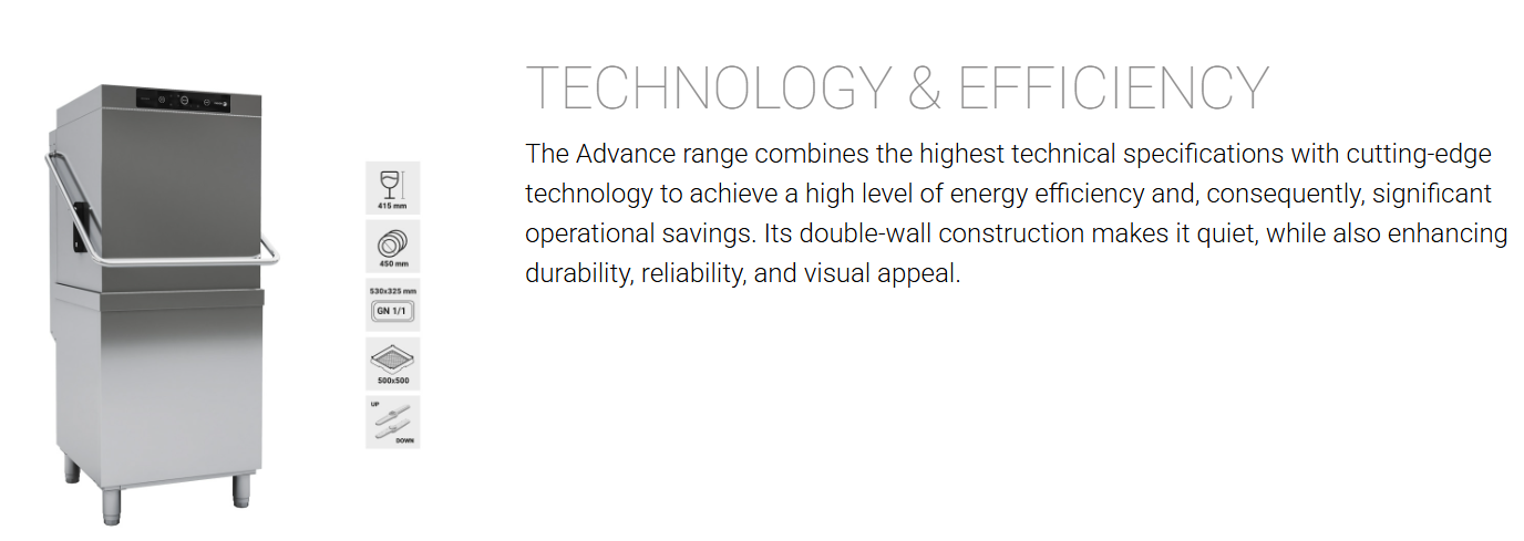 High Quality Commercial Hood Dishwasher complete with table and sink