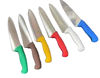 Color Coded Knife 8 inches