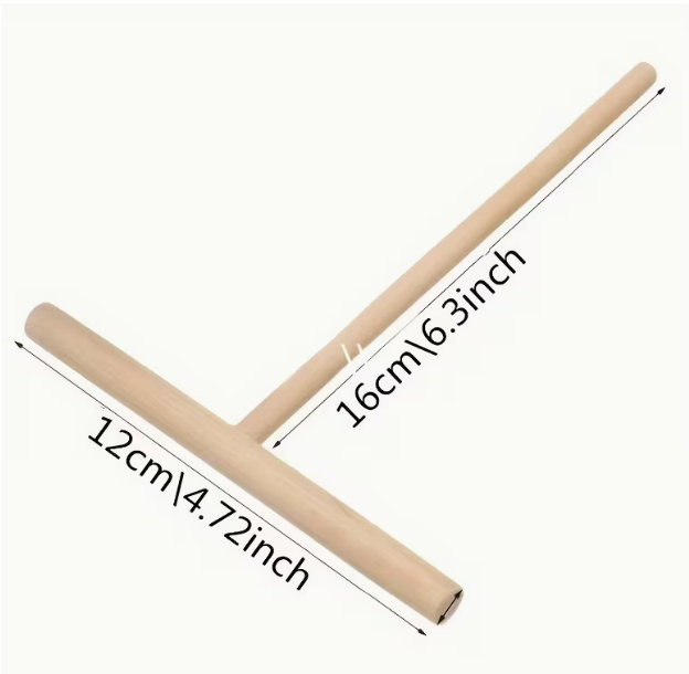 Wooden T Shape Pancake Shovel