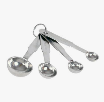 Stainless Steel Measuring Spoon (set of 4) 1.5ml - 15ml