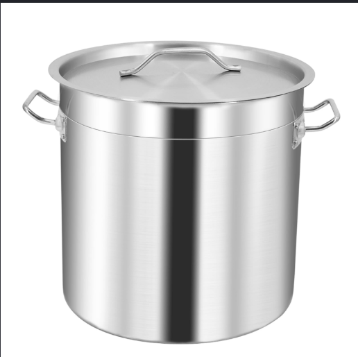 Large Stainless Steel Stock Pot - 115 Liters 500x600mm