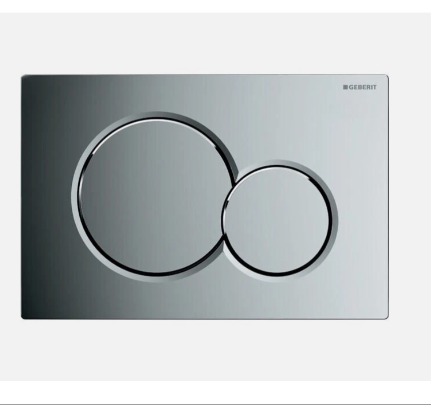 Dual-Flush Actuator Plates Polished Chrome