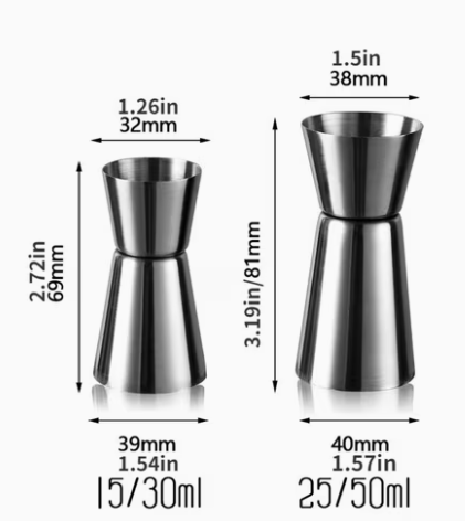 25/50ml Tot Measure / Jigger
