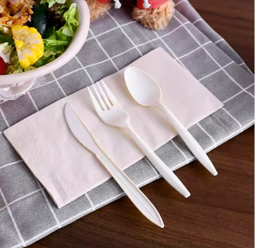 Disposable Cutlery - White Mila Kitchen Ghana (www.milakitchen.com)