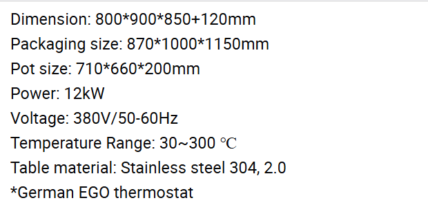 Origin - China: 900 Series 60 Liters Electric Tilting Bratt Pan