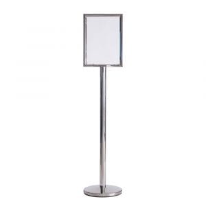 160cm Stainless Steel Heavy Duty A4 Poster Display Stand