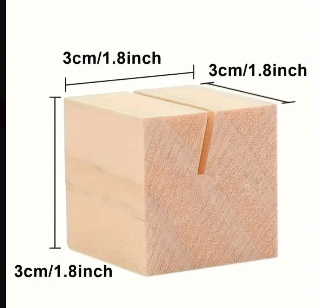 Wood Card Holder