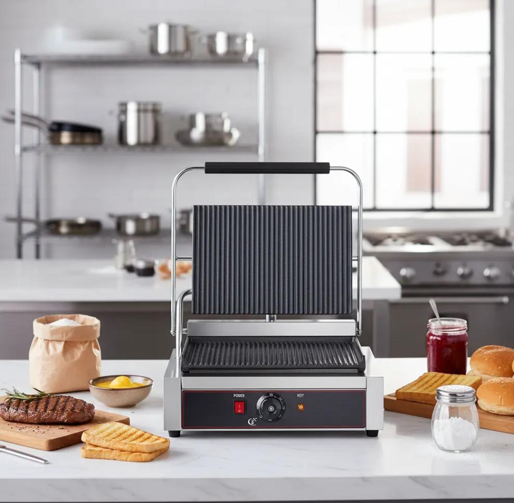 Commercial Electric Non Stick Panini Grill