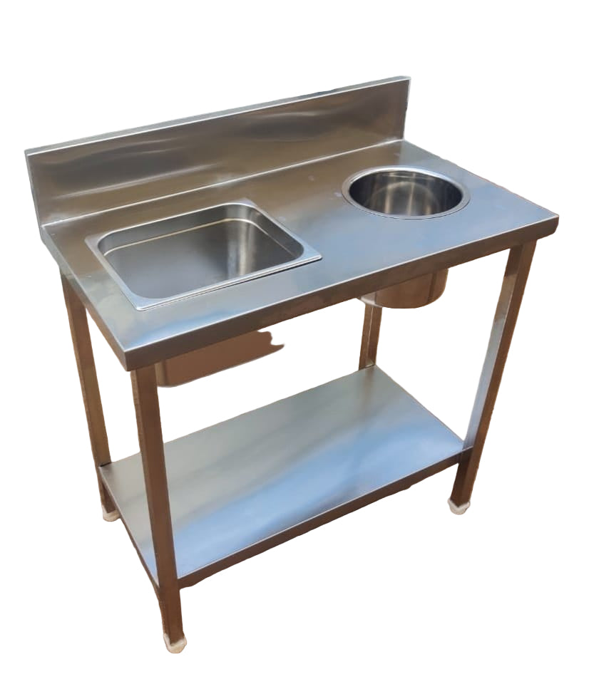 Stainless Steel Breading Table 1000mm Mila Kitchenware and Equipment Limited