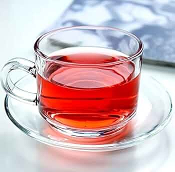 Clear Polycarbonate Standard Tea Cups With Saucer 150 ml Mila Kitchen Ghana (www.milakitchen.com)