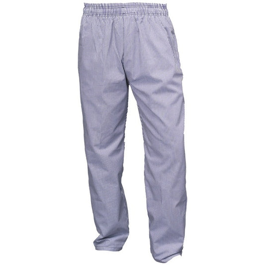 Chef Trousers - Blue Check