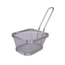 Mini Serving Chips Fry Basket Square Mila Kitchenware and Equipment Limited