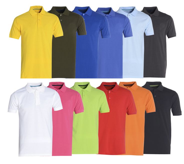 Polo T Shirt Plain Colour