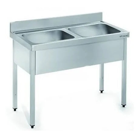 Stainless Steel Double Pot Sink 800mm