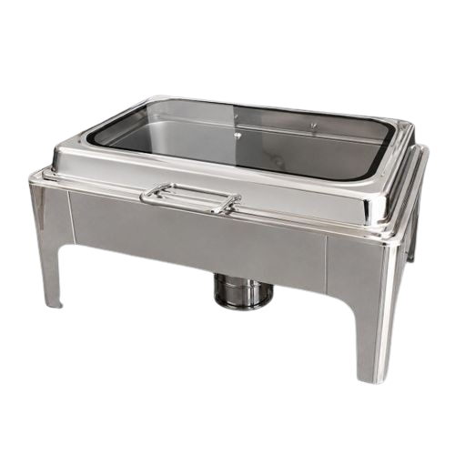Glass Top Chafing Dish - Rectangular