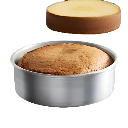 Aluminium Cake Tin - Baking Pan / Sponge Tin 20cm x H8cm Mila Kitchen Ghana (www.milakitchen.com)