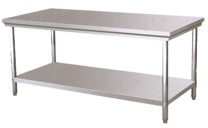 Stainless Steel Table with Shelf 2250mm Mila Kitchen Ghana (www.milakitchen.com)