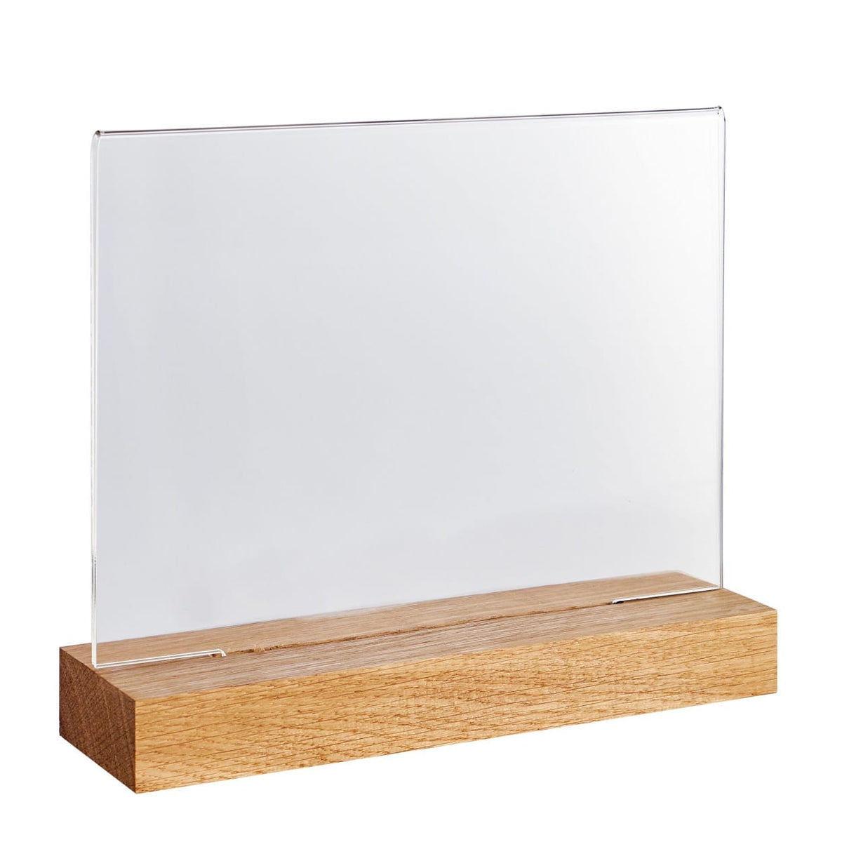 Buffet Menu Food Label / Stand with wooden base H 11.5 X L 15CM