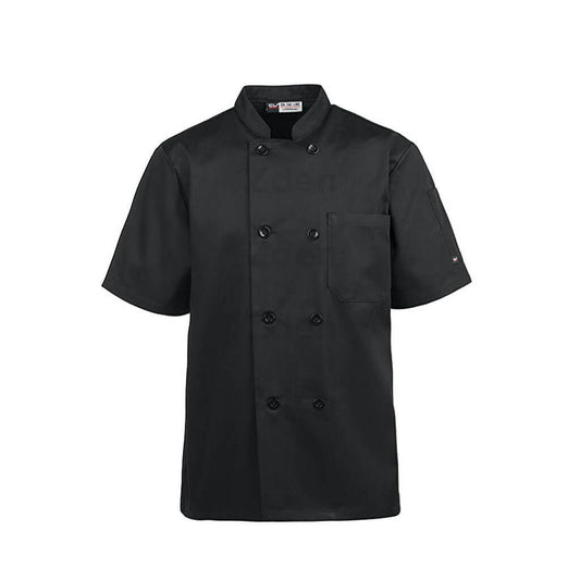 Chef Jacket - Short Sleeve -Black ML