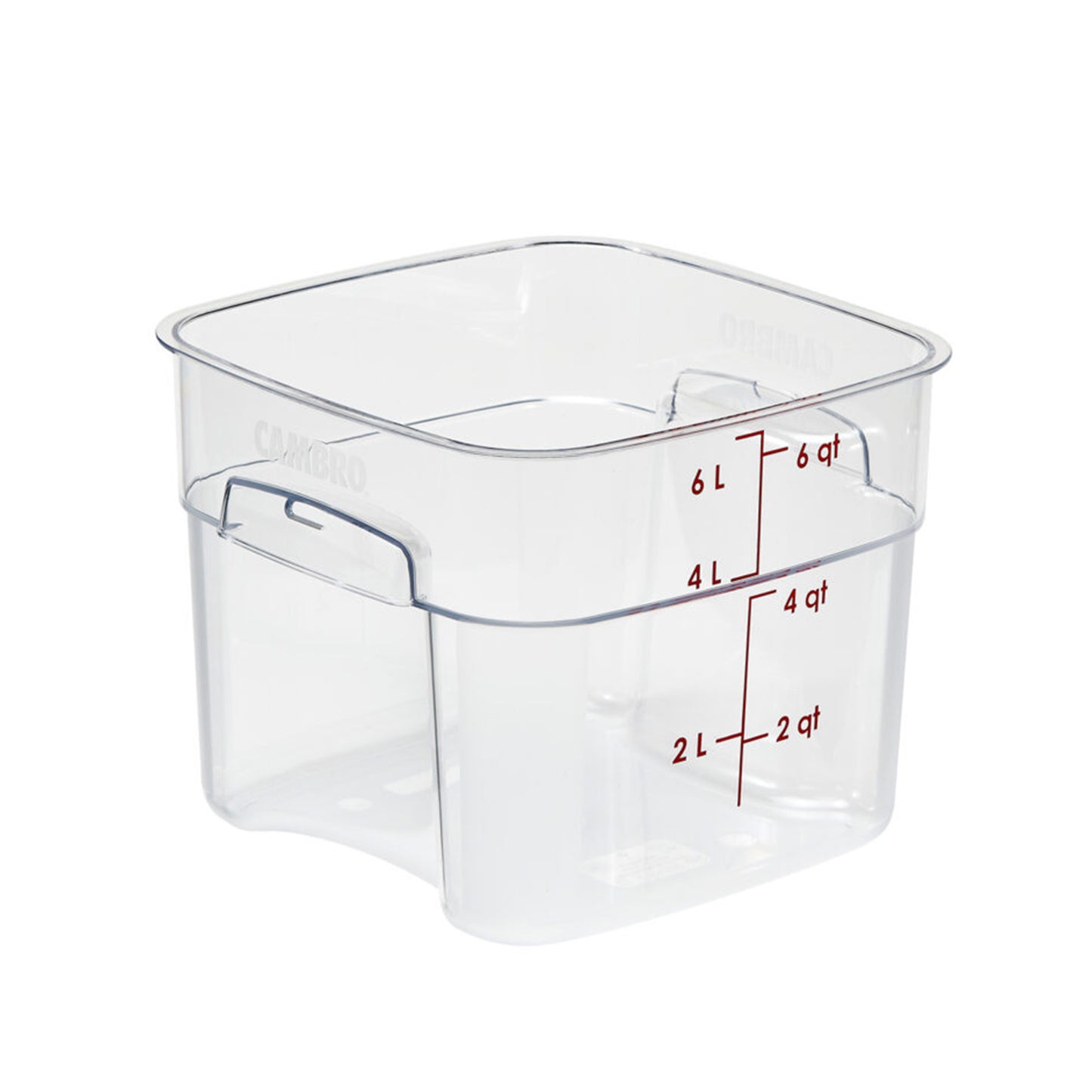 Square Polycarbonate Storage Container Clear