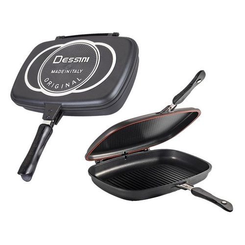 Die-casting Double Grill Pan 36cm Mila Kitchen Ghana (www.milakitchen.com)