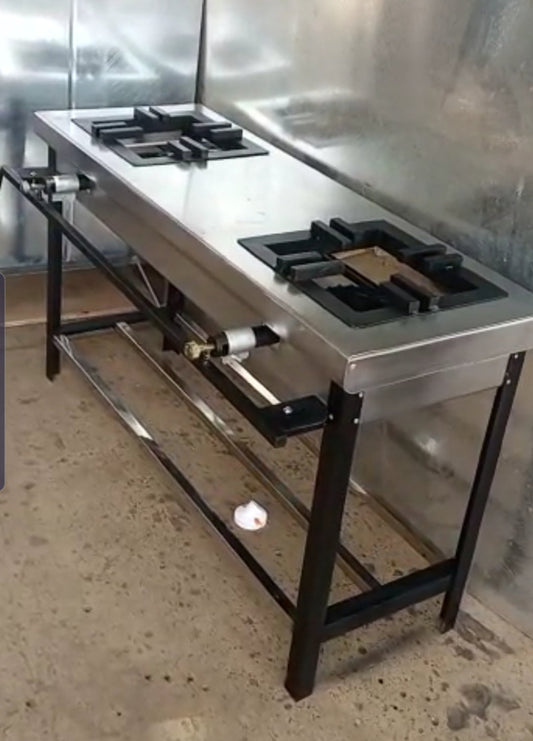 2 Burner Stove S/Steel - Gas Mila Kitchen Ghana (www.milakitchen.com)