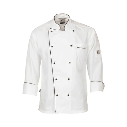 Chef Jacket Executive -Long Sleeve -White and Black