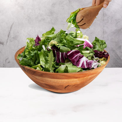 Wooden Salad Serving Bowl