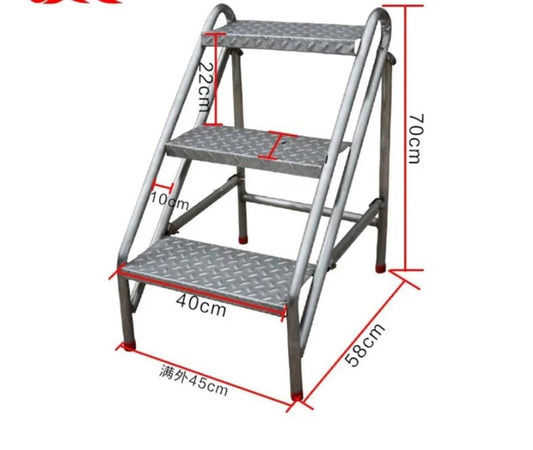 3 Step Stool - Carbon Steel