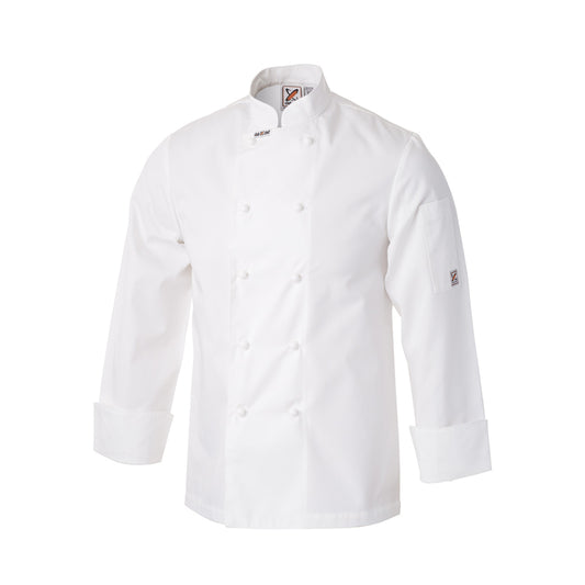 Mila Chef Jacket - Long Sleeve -White