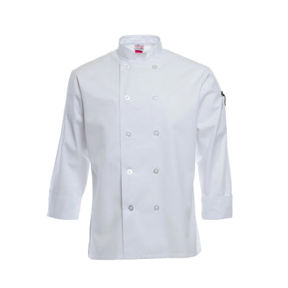 Mila Chef Jacket - Long Sleeve -White