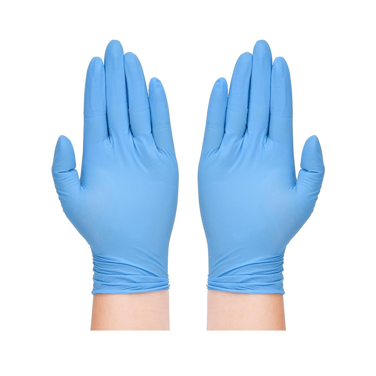 Disposable Blue Gloves - Vinyl (100pcs) - Powder Free