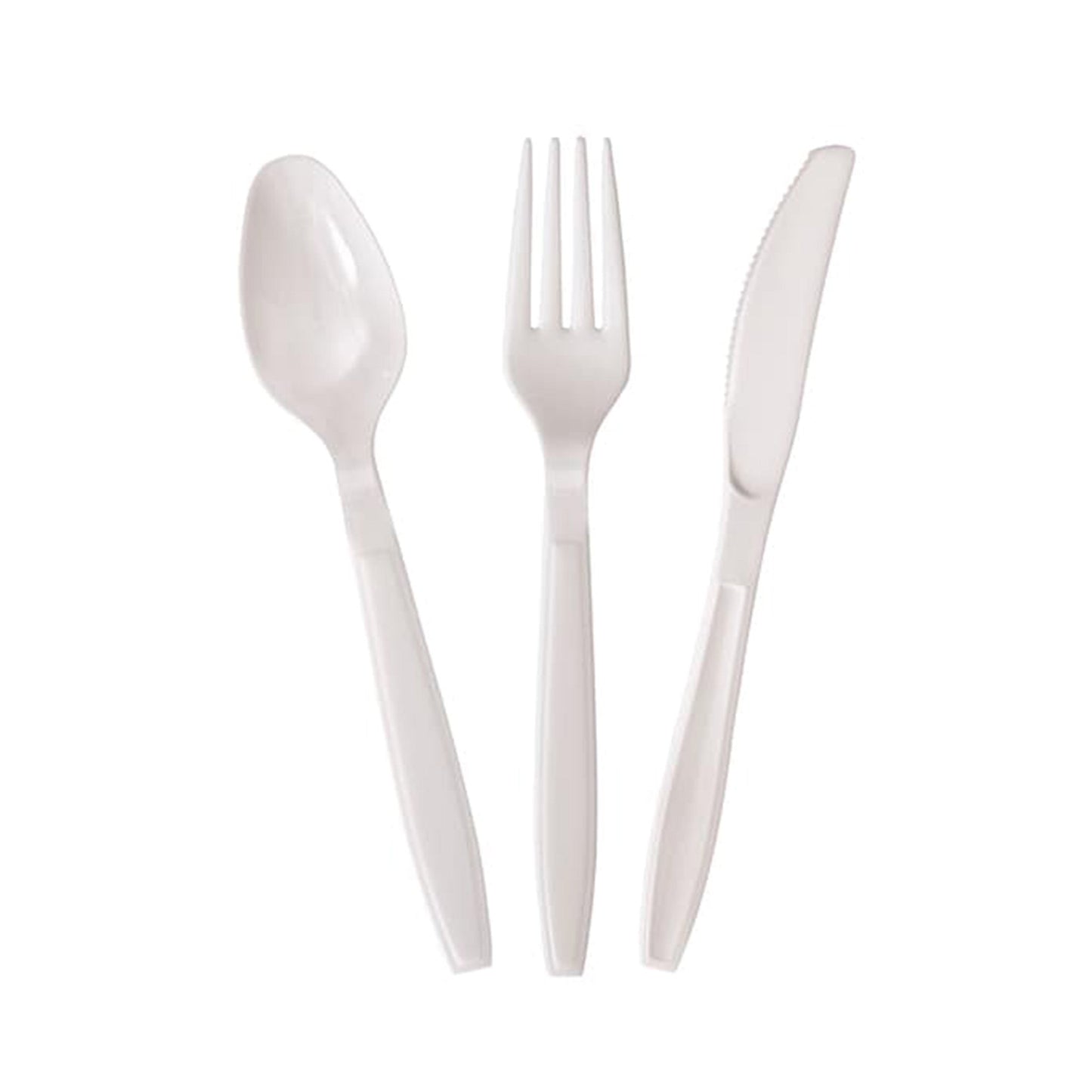 Disposable Cutlery - White Mila Kitchen Ghana (www.milakitchen.com)