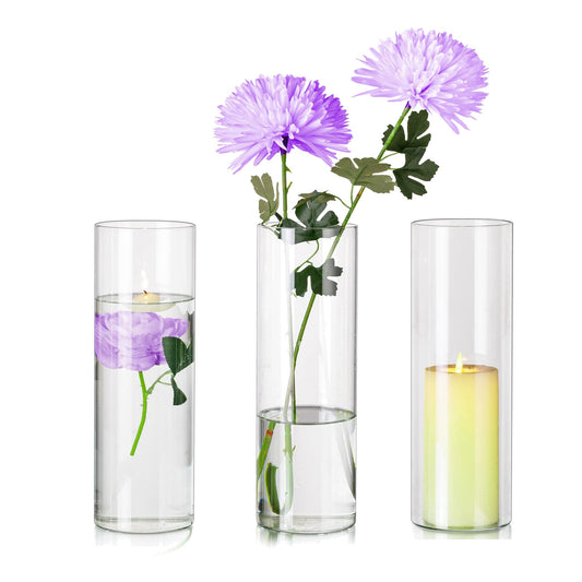 20cm Large Glass Vase