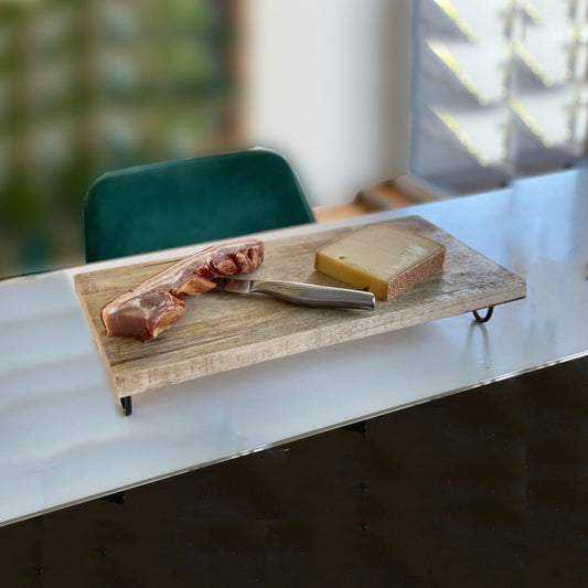 Rectangular Wooden Food Display