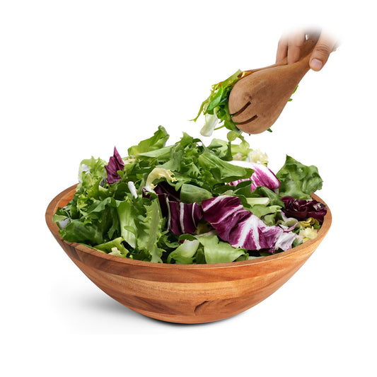 Wooden Salad Serving Bowl