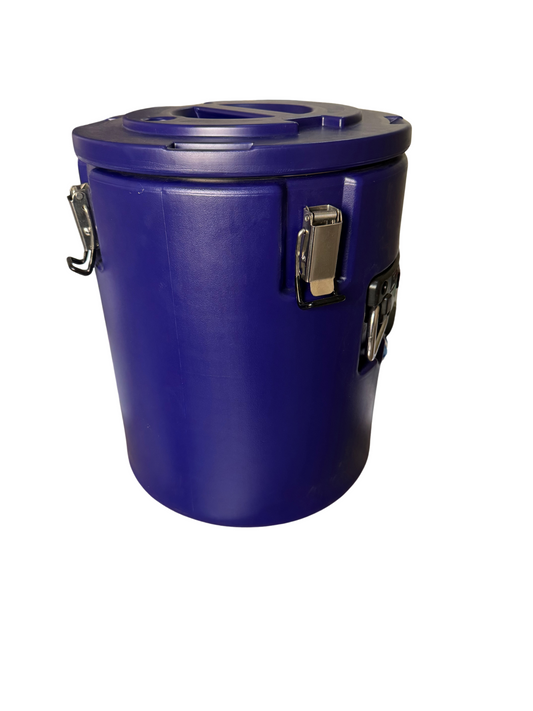 Food Warmer / Drinks Cooler (Round Blue) Medium Mila Kitchenware and Equipment Limited