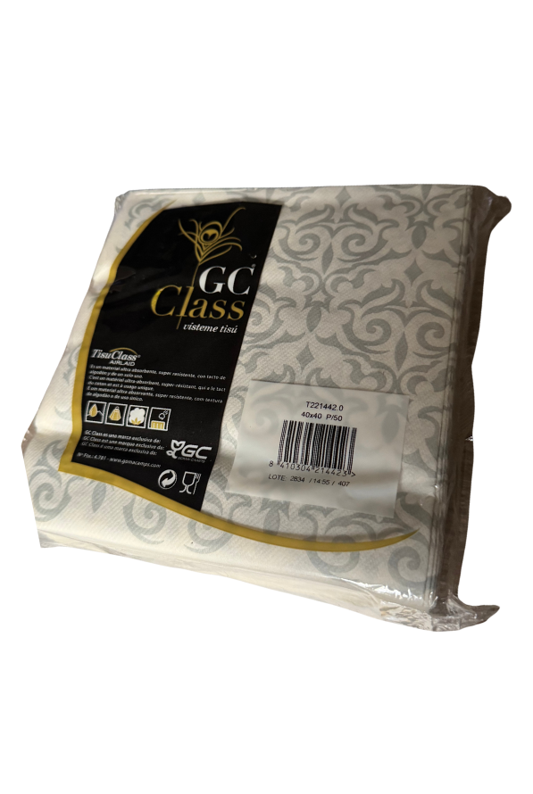 Luxury Tissue White 40x40 (50pcs x pack) Mila Kitchenware and Equipment Limited