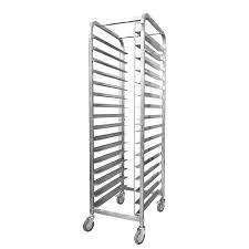 24 Tier Aluminium Baking / Foodservice Trolley Mila Kitchenware and Equipment Limited