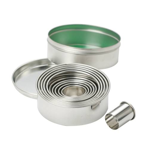 Round Cutter Set - 10pcs plain Mila Kitchen Ghana (www.milakitchen.com)