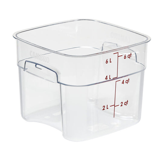 Square Polycarbonate Storage Container Clear