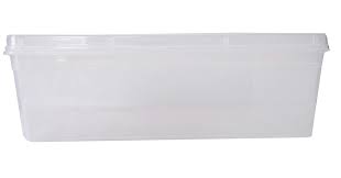 Large Plastic Storage Container - Clear / Transparent 78 x 56cm Mila Kitchen Ghana (www.milakitchen.com)