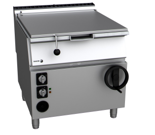 Origin -Spain: Gas Tilting Bratt pan, LPG 50Hz, manual with stainless steel tank of 90 L, 900 range.