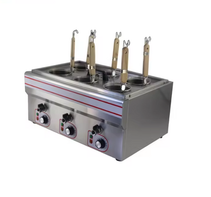 Origin - China: 6 Baskets Countertop Electric Pasta Boiler Cooker