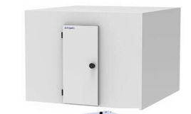 European Standard: Modular negative Cold room Ext Measures: 3000x3000x2320 mm With floor panel 1 Standard hinged door 800x1830 mm