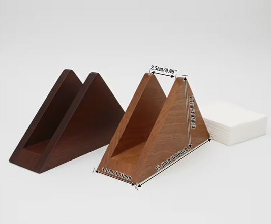 Wooden Tissue Holder