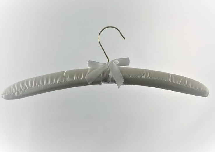 White Satin Soft Padded Hanger